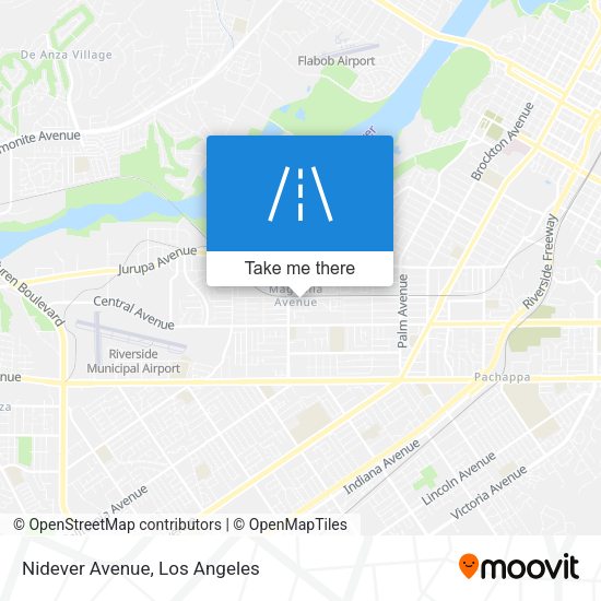 Mapa de Nidever Avenue