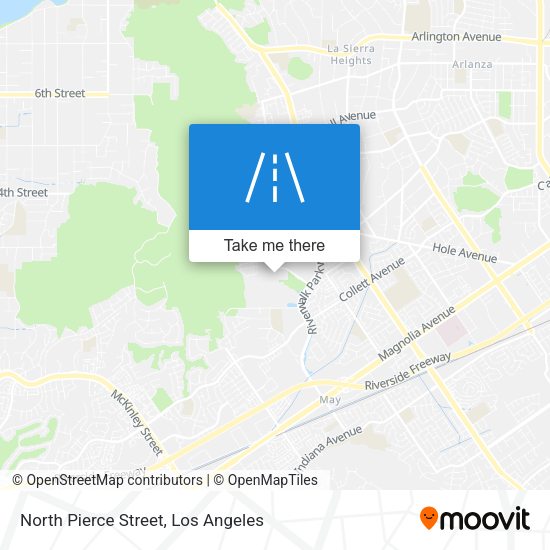 Mapa de North Pierce Street