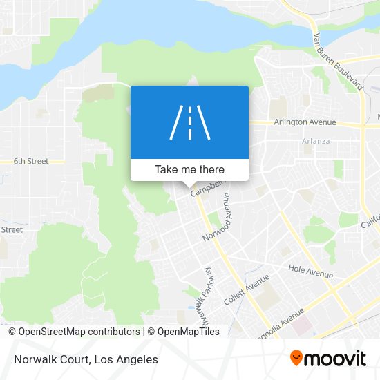 Mapa de Norwalk Court
