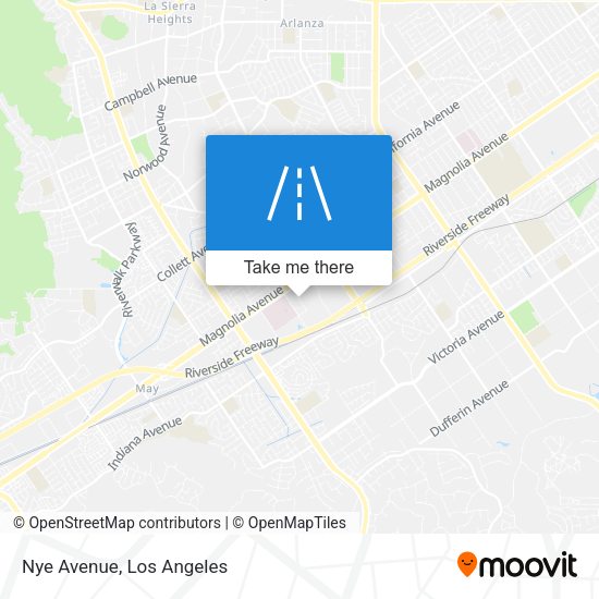 Mapa de Nye Avenue