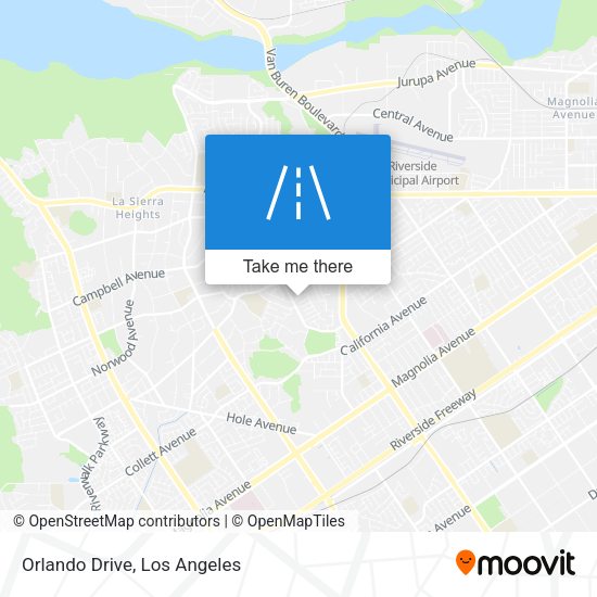 Mapa de Orlando Drive
