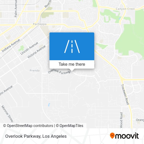 Overlook Parkway map