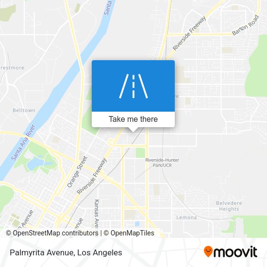 Palmyrita Avenue map