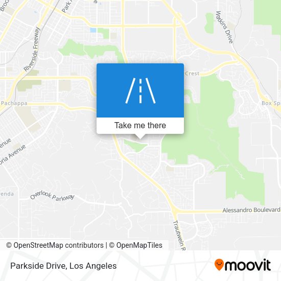 Mapa de Parkside Drive