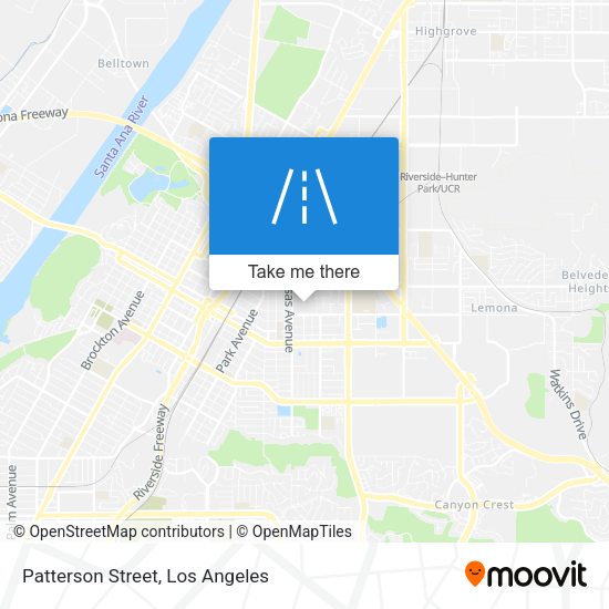Patterson Street map