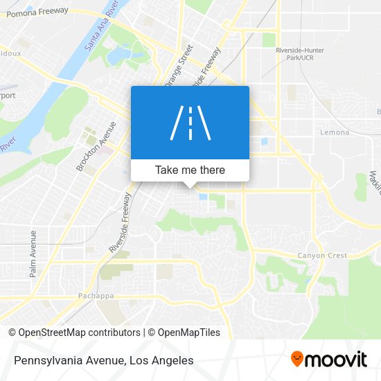Pennsylvania Avenue map