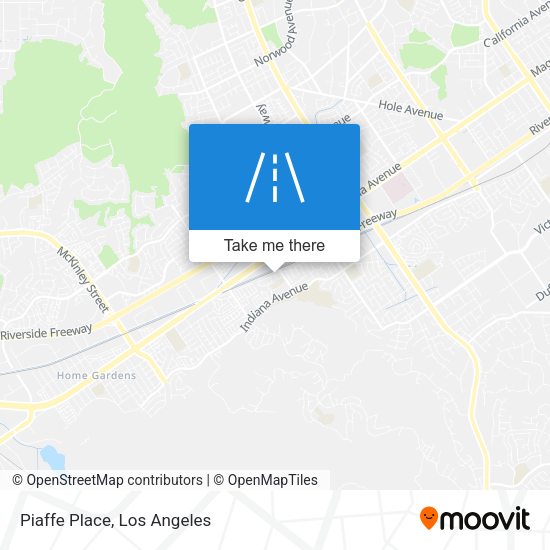 Mapa de Piaffe Place