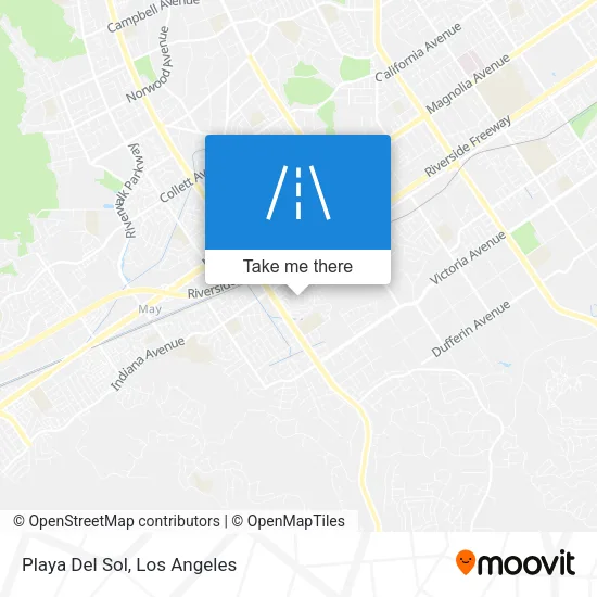 Playa Del Sol map