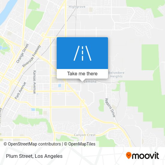 Mapa de Plum Street