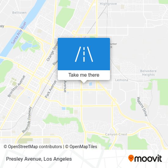 Mapa de Presley Avenue