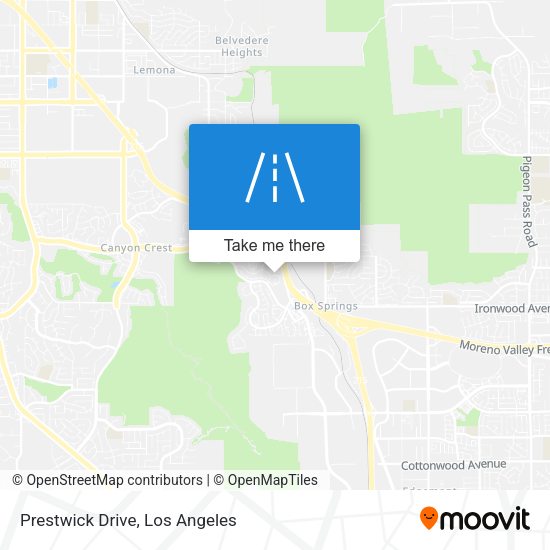 Mapa de Prestwick Drive
