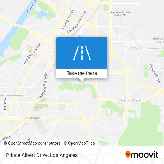 Mapa de Prince Albert Drive