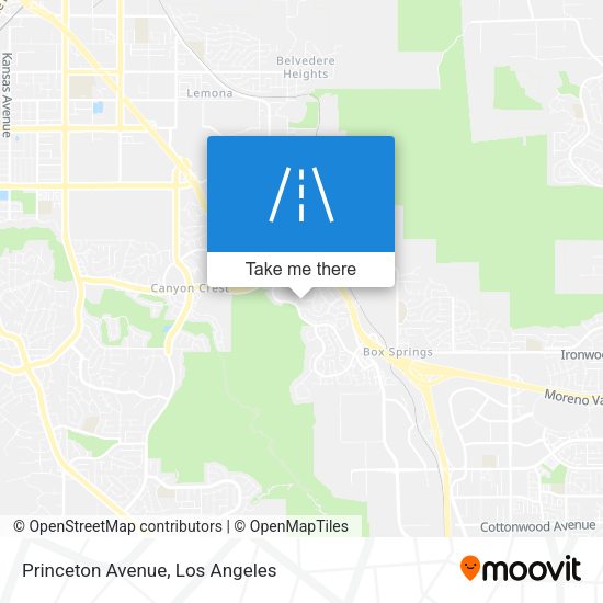 Mapa de Princeton Avenue