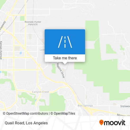Mapa de Quail Road