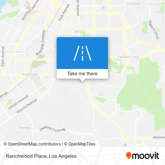 Ranchwood Place map