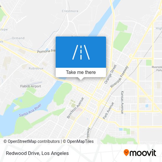 Mapa de Redwood Drive