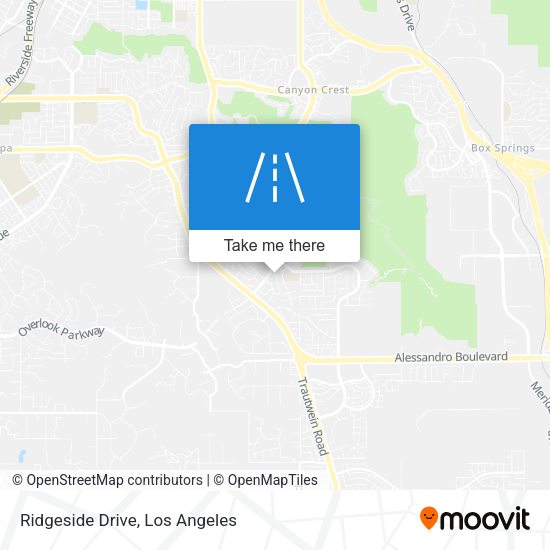 Mapa de Ridgeside Drive