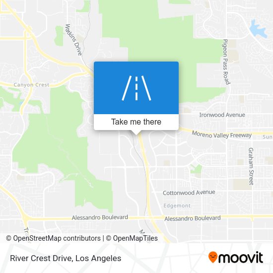 River Crest Drive map