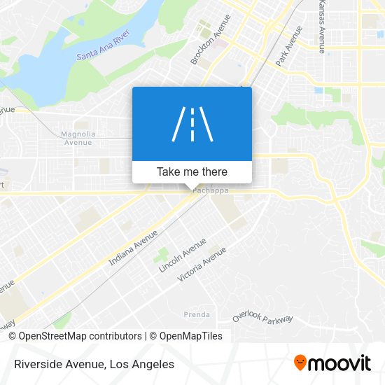 Riverside Avenue map