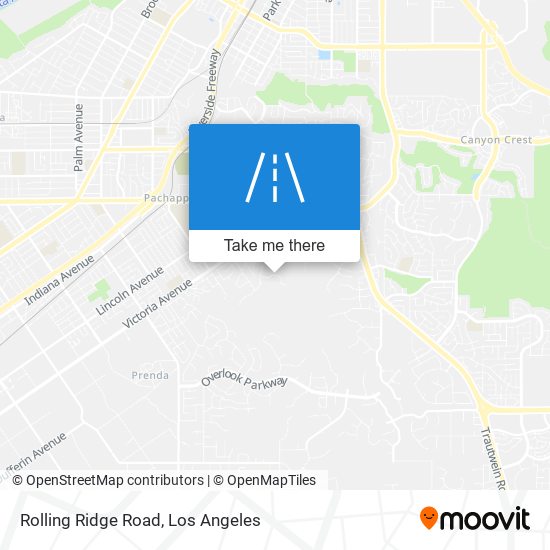 Rolling Ridge Road map