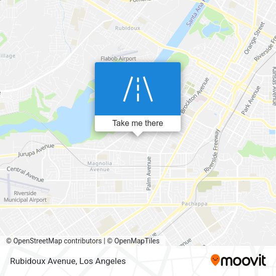 Mapa de Rubidoux Avenue