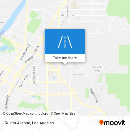 Mapa de Rustin Avenue