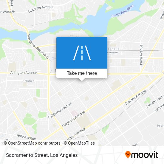 Sacramento Street map