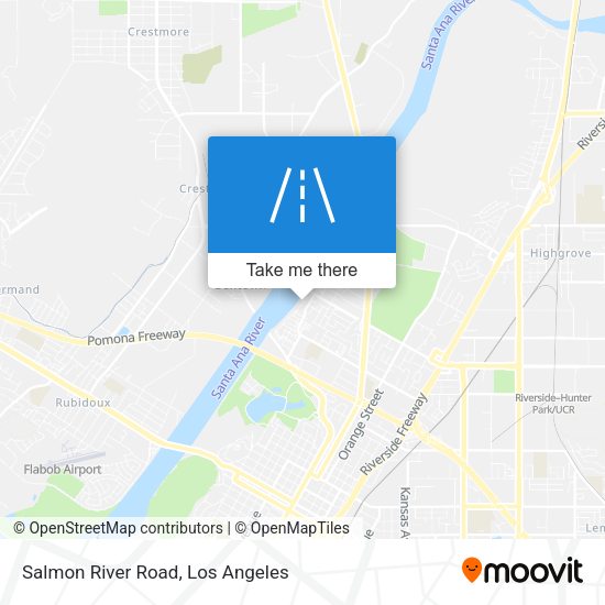 Salmon River Road map