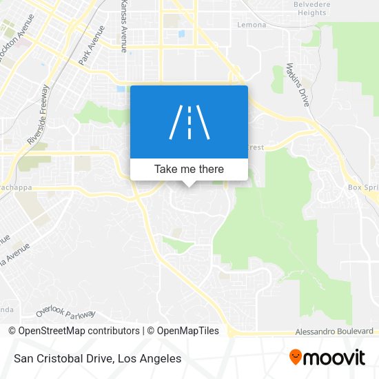 Mapa de San Cristobal Drive