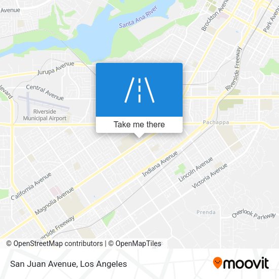 Mapa de San Juan Avenue