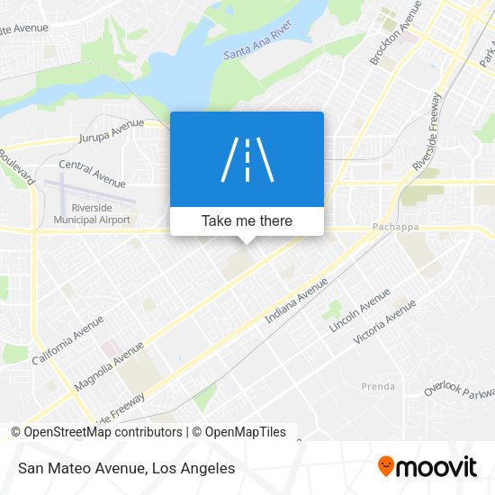 Mapa de San Mateo Avenue