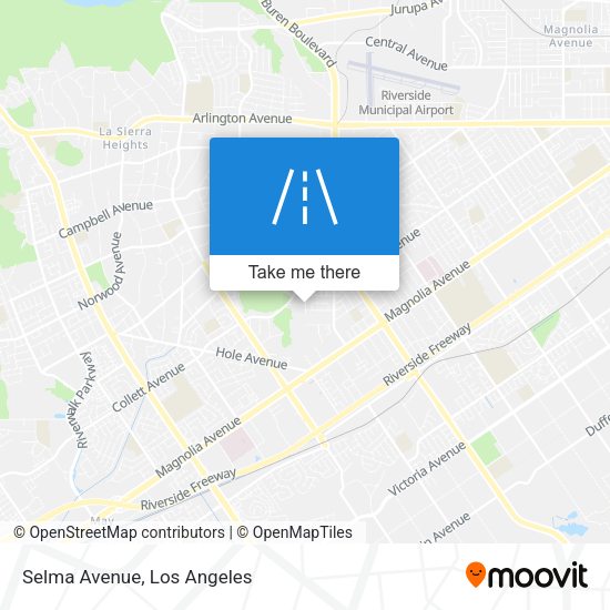 Mapa de Selma Avenue