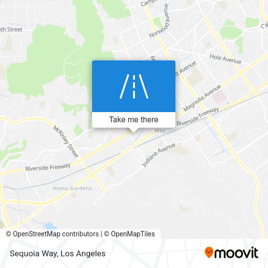 Sequoia Way map