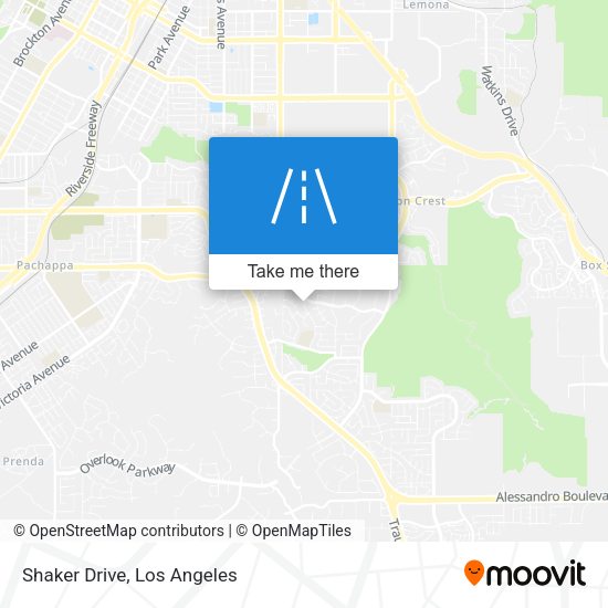 Mapa de Shaker Drive