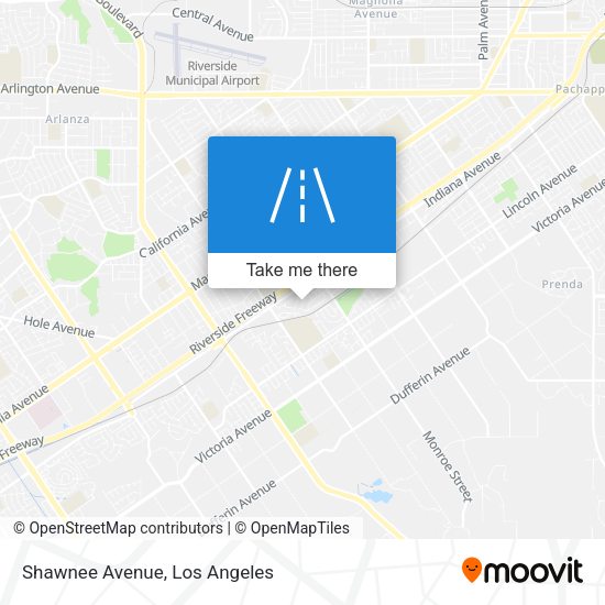 Mapa de Shawnee Avenue