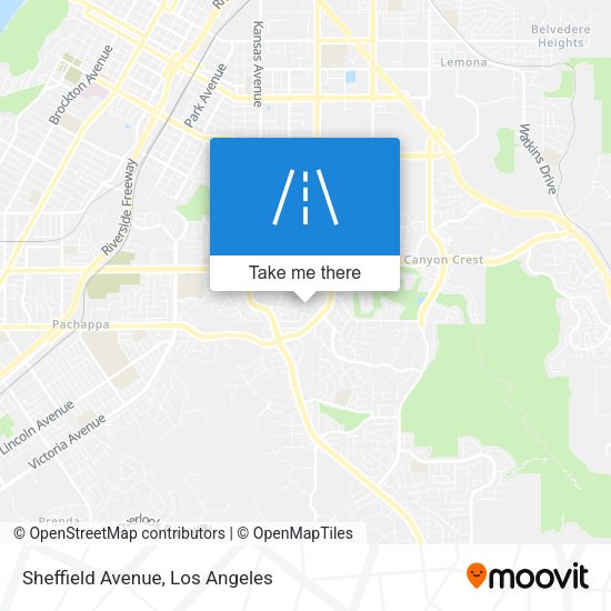 Sheffield Avenue map