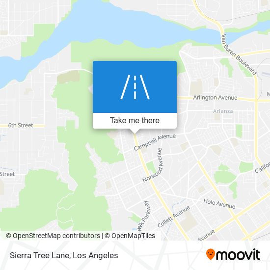 Mapa de Sierra Tree Lane