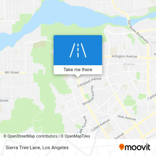 Sierra Tree Lane map