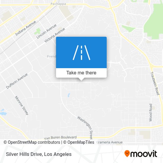 Silver Hills Drive map