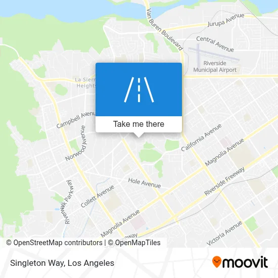 Singleton Way map