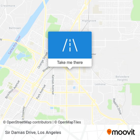 Mapa de Sir Damas Drive