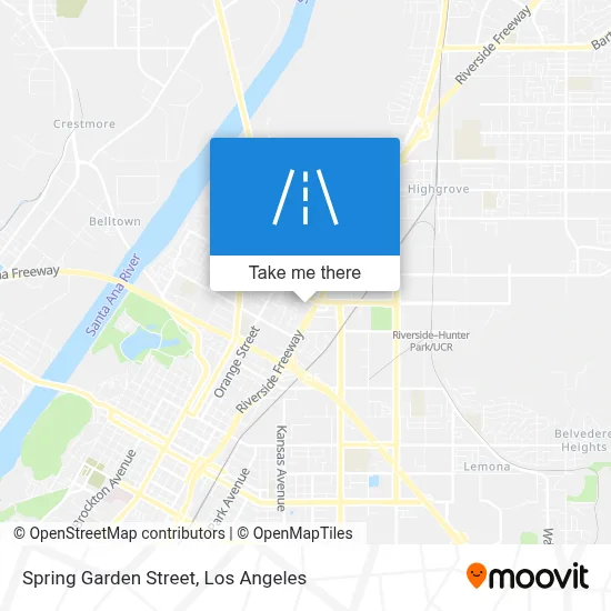 Spring Garden Street map