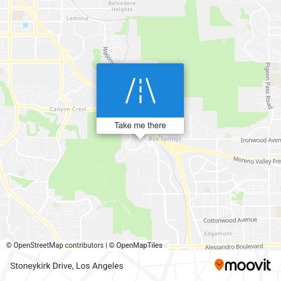 Stoneykirk Drive map