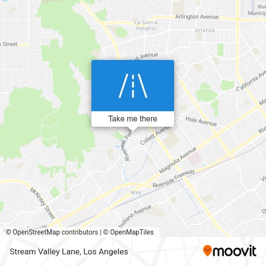 Stream Valley Lane map