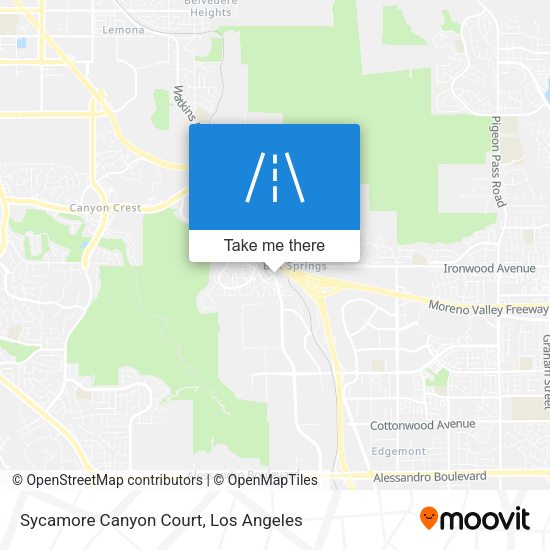 Sycamore Canyon Court map