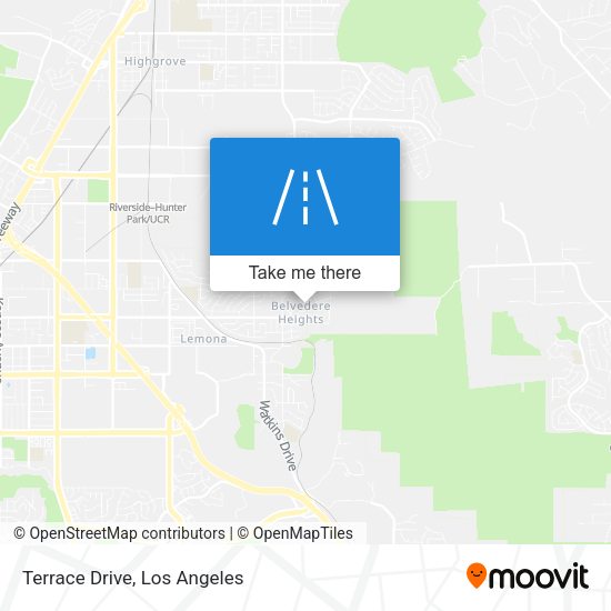 Mapa de Terrace Drive
