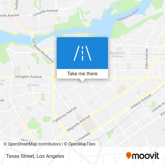 Texas Street map