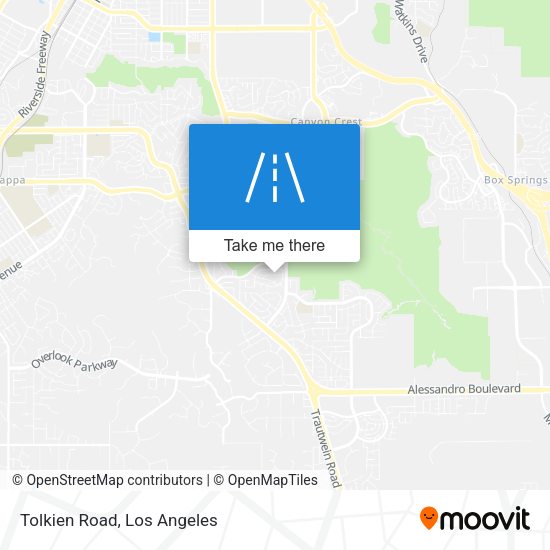 Mapa de Tolkien Road