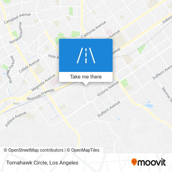 Tomahawk Circle map