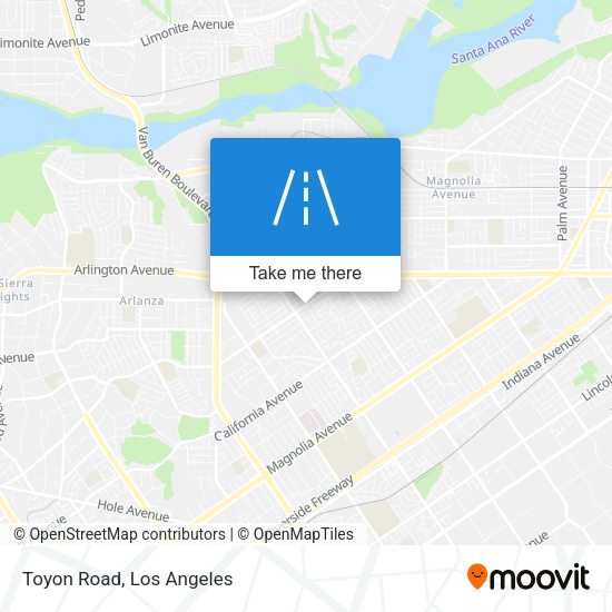 Mapa de Toyon Road